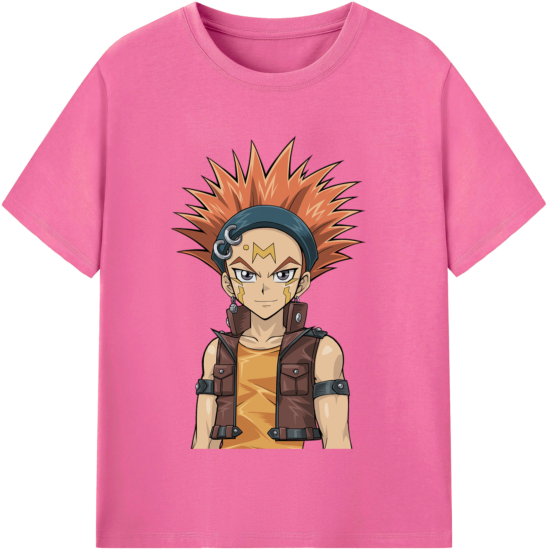 （画像用） 遊☆戯☆王 Yu-Gi-Oh! レディースカジュアルプリントTシャツ（綿100％）